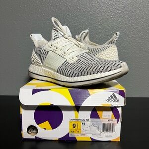 Adidas Kids Pureboost ZG Ltd White Black Sneakers